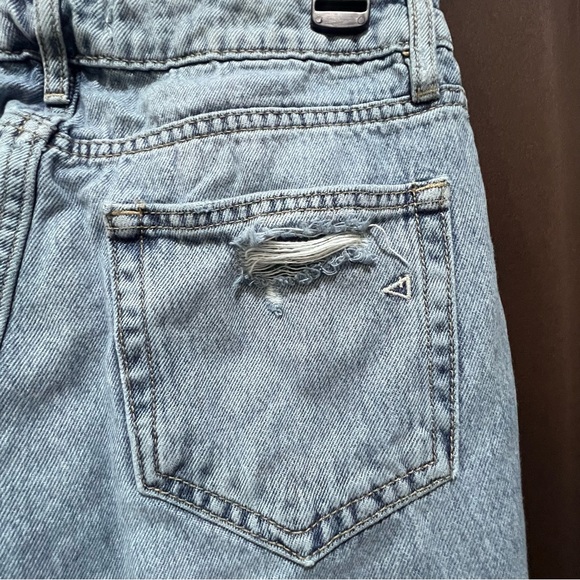 Altar'D State jeans, Molly, Mid Rise, Distressed Straight in Light Wash - Picture 3 of 6